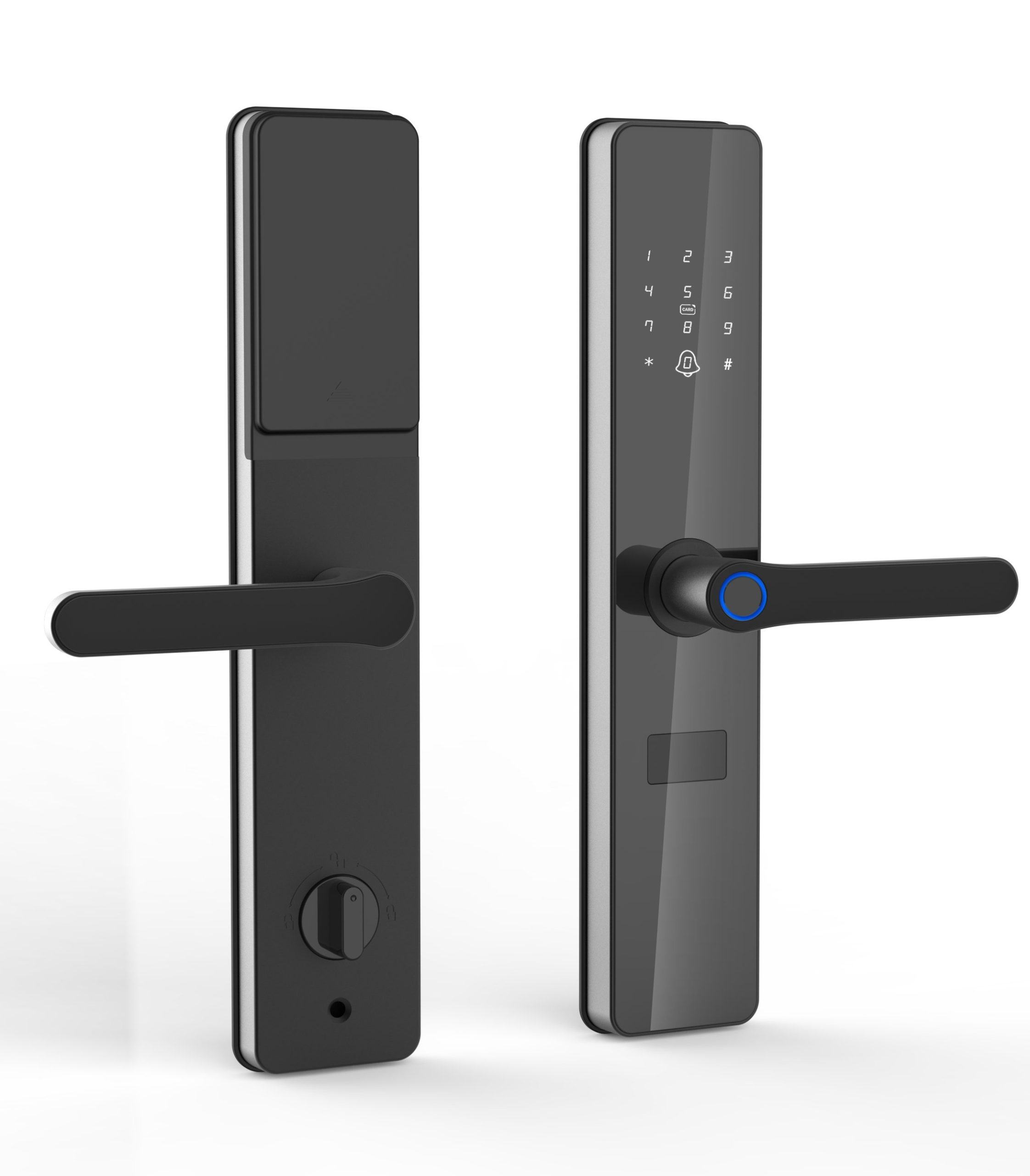 Series 2Z Pro ZigBee Smart Biometric Door Lock With App Support + Finger print + RFid + passcode + mechanical key + OTP